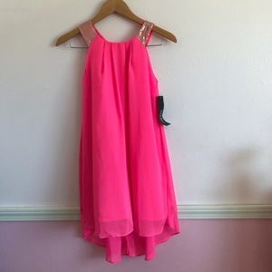 Girls Size 10 Bright Pink Dress